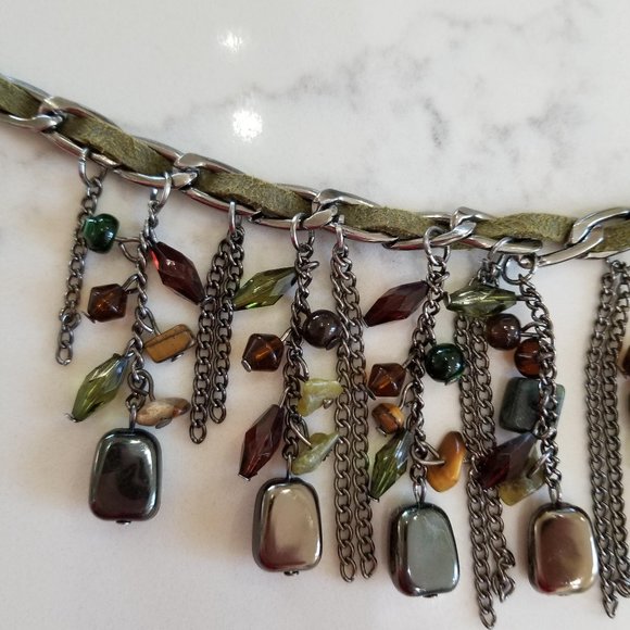 Boho Necklace & Earrings Set - Picture 4 of 8